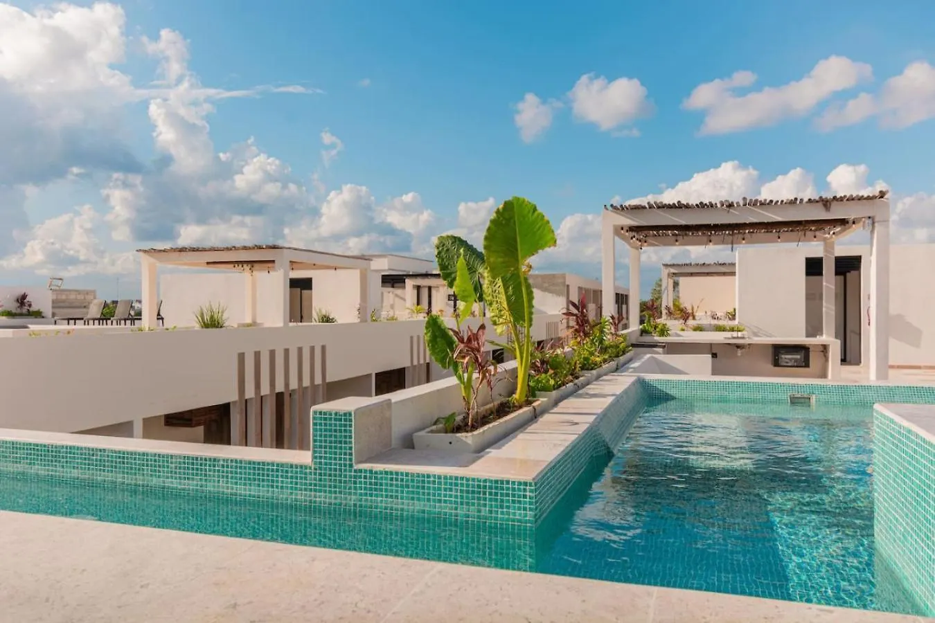 Work And Relax Apto With Cowork Space And Rooftop Tulum 0*,  México