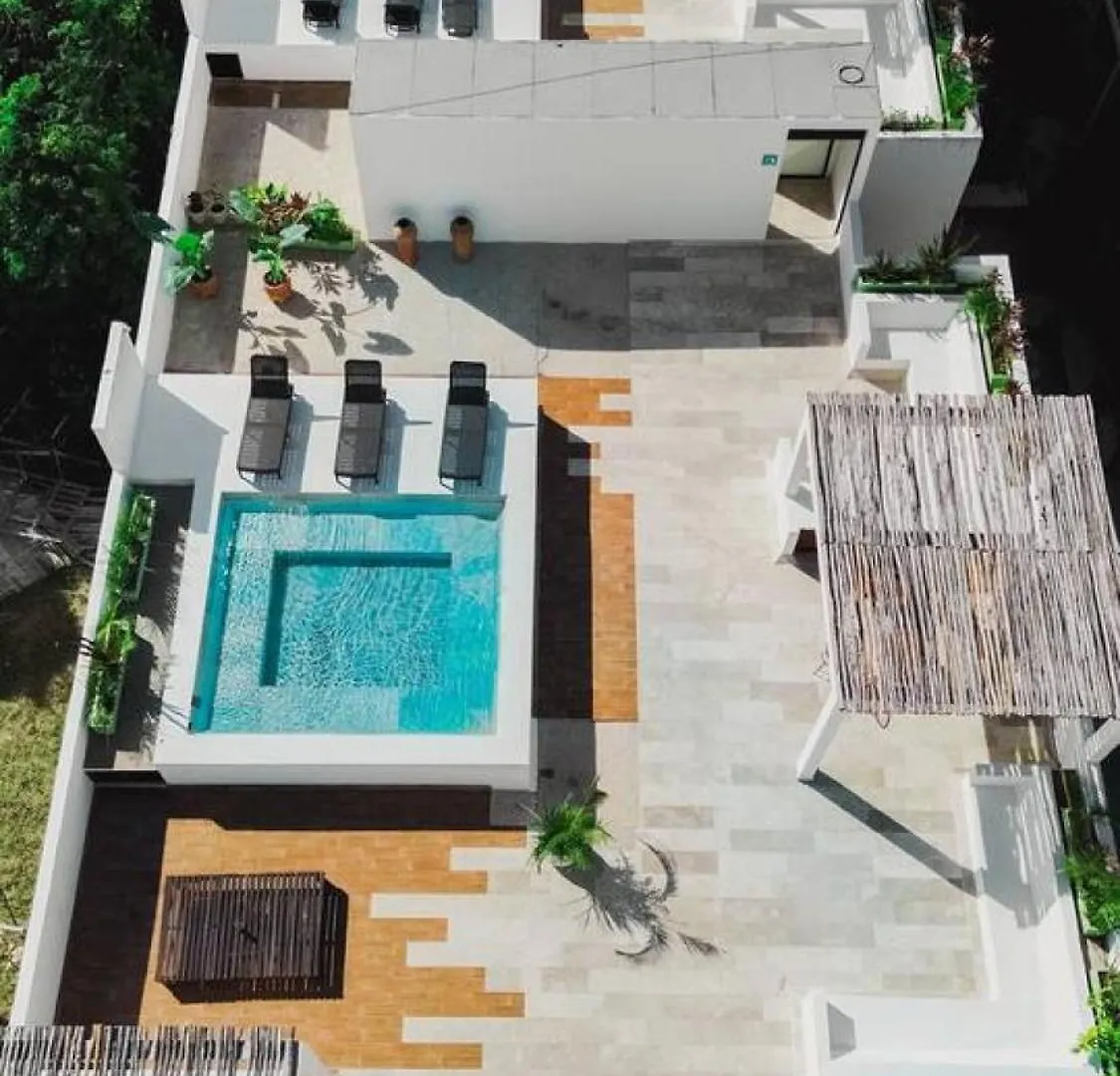 Work And Relax Apto With Cowork Space And Rooftop Tulum 0*,  México